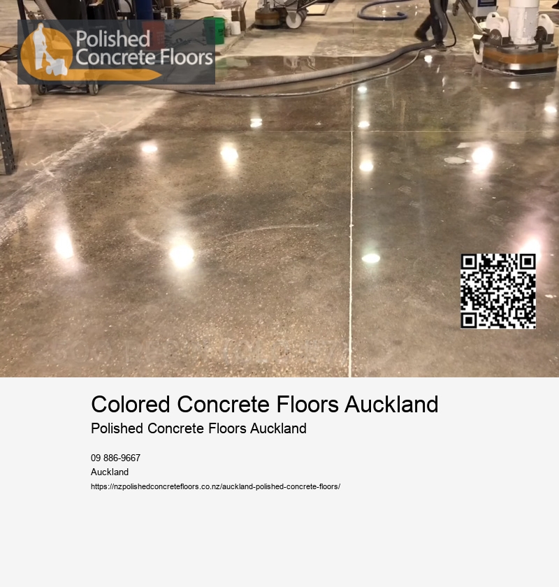 Colored Concrete Floors Auckland